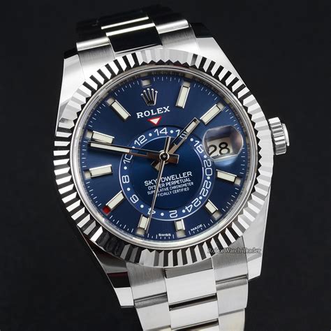 sky dweller rolex blau|Rolex Sky-Dweller 2020 for sale.